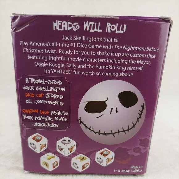 Yahtzee Tim Burton’s The Nightmare Before Christmas Travel Edition - Picture 7 of 10